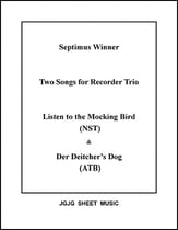 Mocking Bird and Deitcher's Dog (Recorder Trio) P.O.D. cover
